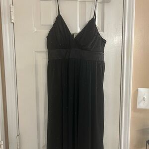 Hot Kiss Black Maxi Sundress
